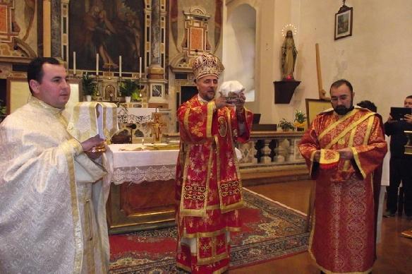 Vizită pastorală în Parohia Greco–Catolică din Villafranca (VR)